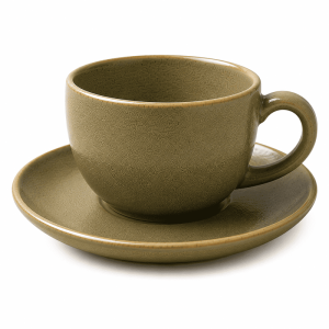 CeramicDekho™- Camogreen Premium Ceramic Cup (Pack of 6 cups)